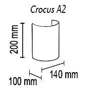  - Настенный светильник TopDecor Crocus Glade A2 10 04g