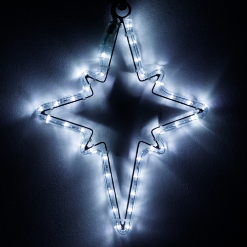 Фигура ARD-STAR-M3-380x250-36LED White (230V, 2.5W) (Ardecoled, IP65) Светодиодная фигура ЗВЕЗДОЧКА. Размер 380x250 мм. Цвет светодиодов БЕЛЫЙ (6000 К), постоянное свечение. 36 светодиодов. Напряжение питания 230 В, потребляемая мощность 2.5 Вт, степень пылевлагозащиты IP65. Фигура укомплектована проводом питания для подключения к сети 230 В (без вилки питания).