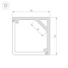 Профиль SL-KANT-H16-2000 BLACK (Arlight, Алюминий) - Профиль SL-KANT-H16-2000 BLACK (Arlight, Алюминий)