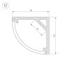Профиль SL-KANT-H16-2000 BLACK (Arlight, Алюминий) - Профиль SL-KANT-H16-2000 BLACK (Arlight, Алюминий)