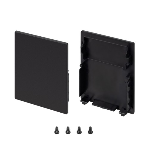 Заглушка SL-LINE-4050-3L-MIDDLE BLACK глухая (Arlight, Пластик) 