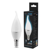  - Лампа светодиодная Gauss E14 6.5W 6500K матовая 104101307