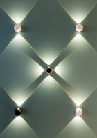  - Уличный настенный светодиодный светильник Odeon Light Diamanta 4218/4WL