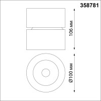  - Светодиодный спот Novotech Groda 358781