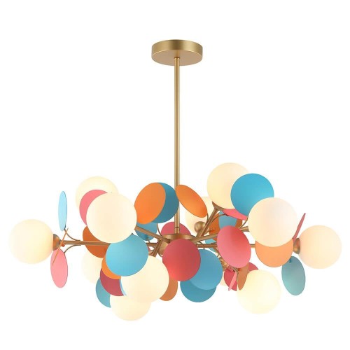 Подвесная люстра Lumien Hall Ilmari LH4136/12P-GD-MIX 