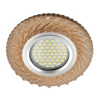  - Встраиваемый светильник Fametto Luciole DLS-L137 Gu5.3 Glassy/Tea