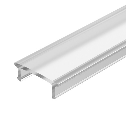 Экран ARH-DECORE-S12 Flat Frost (Arlight, Пластик) Экран полуматовый для профиля серии DECORE. Материл – поликарбонат, светопропускание до 68%. Цена за 1 метр.