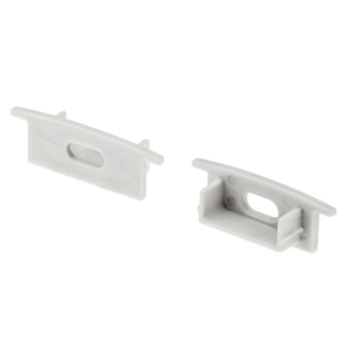 Заглушка ARH-WIDE-F-H10 с отверстием (Arlight, Пластик) PVC серая заглушка, с отверстием, для профиля WIDE-F-H10.