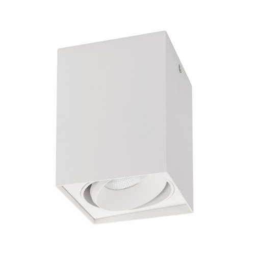 Светильник SP-CUBUS-S100x100WH-11W White 40deg (Arlight, IP20 Металл, 3 года) Накладной светильник 11Вт, белый квадратный корпус. Цвет БЕЛЫЙ 5000K, св.поток 910лм, CRI(Ra)>80, угол 40°, регулируемое направление луча 30°. Размер 100x100x135 мм. Питание AC 220-240V, 11Вт, драйвер встроенный (DC500mA 14-24V).
