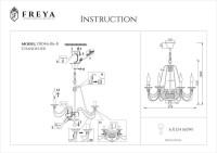  - Люстра Freya FR2046-PL-06-BR