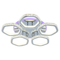  - Потолочная светодиодная люстра Profit Light 8046/5 CHR