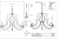  - Подвесная люстра F-Promo Versailles 2157-8P