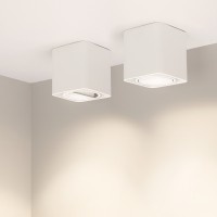  - Светильник SP-CUBUS-S100x100-8W Warm3000 (WH, 45 deg, 230V) (Arlight, IP20 Металл, 3 года)