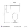 Настольная лампа Lumina Deco Olimpia LDT 304 CHR+WT - Настольная лампа Lumina Deco Olimpia LDT 304 CHR+WT