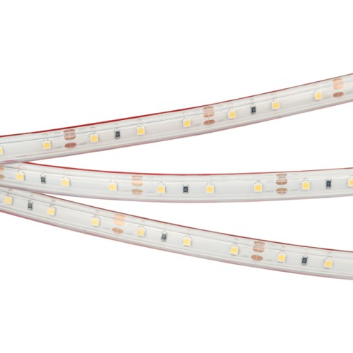 Лента герметичная RTW-PS-A60-10mm 12V Warm3000 (4.8 W/m, IP67, 2835, 5m) (Arlight, 4.8 Вт/м, IP67) Светодиодная лента RTW-PS-A60, герметичная IP67 (PS-силиконовая экструзия). Светодиоды 2835, 60 шт/м (300 шт на 5 м), белая плата, ширина 10 мм, скотч 3M. Цвет ТЕПЛЫЙ 3000 K, цветопередача CRI>85, угол 120°. Питание 12V, мощность 4.8 Вт/м (24 Вт на 5 м). Размеры 5000x10x5 мм. Мин. отрезок 50 мм, 3 светодиода. Цена за 1 м.
