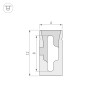 Силиконовый профиль WPH-FLEX-0612-SIDE-S8-10m WHITE (Arlight, Силикон) - Силиконовый профиль WPH-FLEX-0612-SIDE-S8-10m WHITE (Arlight, Силикон)