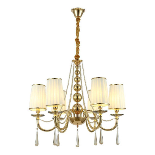 Подвесная люстра Lumina Deco Fabione LDP 1200-6 F.GD 