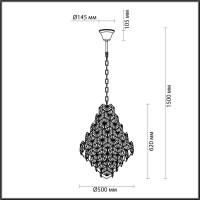  - Подвесной светильник Odeon Light Talerti 4923/10A