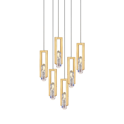 Подвесной светильник OM8201004-6 gold 