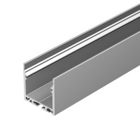  - Профиль с экраном SL-LINE-3535-2500 ANOD+OPAL (Arlight, Алюминий)