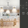 Потолочная люстра Ambrella light Traditional TR9091 - Потолочная люстра Ambrella light Traditional TR9091