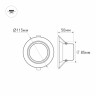 Светодиодный светильник LTD-80WH 9W Day White 120deg (Arlight, IP40 Металл, 3 года) - Светодиодный светильник LTD-80WH 9W Day White 120deg (Arlight, IP40 Металл, 3 года)