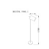 Торшер Lucia Tucci Bristol F893.1 - Торшер Lucia Tucci Bristol F893.1