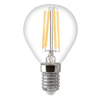  - Лампа светодиодная филаментная Thomson E14 7W 2700K шар прозрачная TH-B2083