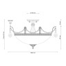 Потолочный светильник Lucia Tucci Barletta 181.8 D620 Antique - Потолочный светильник Lucia Tucci Barletta 181.8 D620 Antique