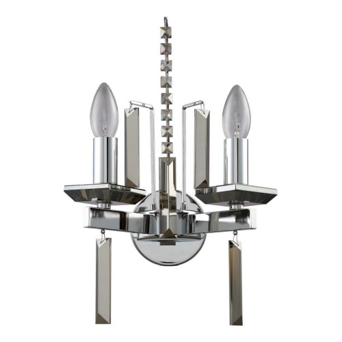 Бра Crystal Lux Marron AP2 Chrome 