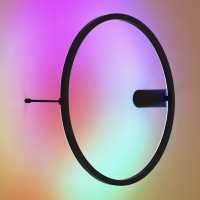  - Настенный светильник IP20 RGB динамическая подсветка ПДУ в комплекте LED 24W 3000K OMEN