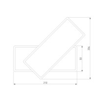  - Настенный светодиодный светильник Elektrostandard Twirl 90316/2 белый 4690389174162
