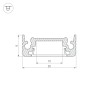 Профиль TOP-SURFACE-2000 ANOD (K13, P15) (Arlight, Алюминий) - Профиль TOP-SURFACE-2000 ANOD (K13, P15) (Arlight, Алюминий)