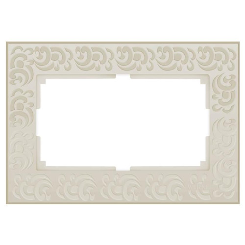 Рамка Werkel Flock для двойной розетки слоновая кость WL05-Frame-01-DBL-ivory 4690389073175 