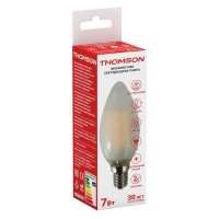  - Лампа светодиодная филаментная Thomson E14 7W 4500K свеча матовая TH-B2136