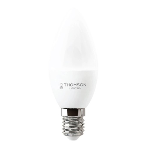 Лампа светодиодная Thomson E14 6W 6500K свеча матовая TH-B2307 