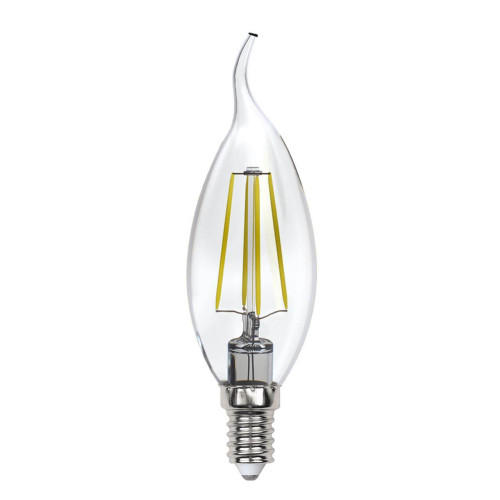 Лампа светодиодная филаментная Uniel E14 13W 4000K прозрачная LED-CW35-13W/4000K/E14/CL PLS02WH UL-00005904 