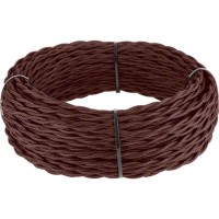  - Кабель витой Werkel Ретро 2х2,5 (итальянский орех) W6452625 4690389165825