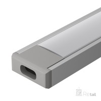  - Профиль с экраном MIC-2000 ANOD+OPAL (Arlight, Алюминий)