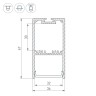 Профиль SL-LINE-3667-2000 ANOD (Arlight, Алюминий) - Профиль SL-LINE-3667-2000 ANOD (Arlight, Алюминий)