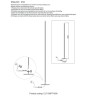Торшер Crystal Lux CLT 035PT1600 BL - Торшер Crystal Lux CLT 035PT1600 BL