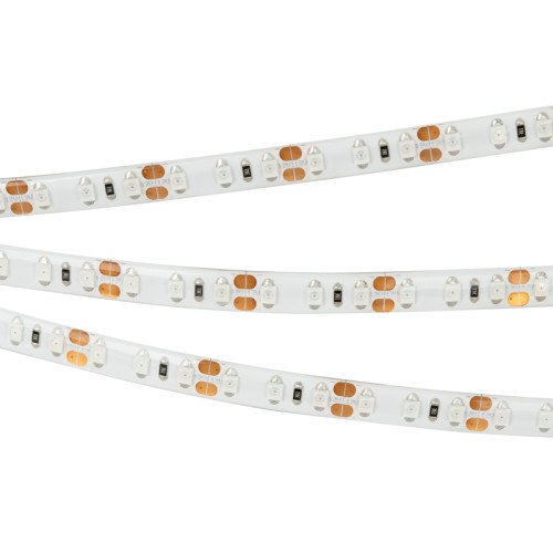 Лента RTW 2-5000SE 12V Yellow 2x (3528, 600 LED, LUX) (Arlight, 9.6 Вт/м, IP65) 