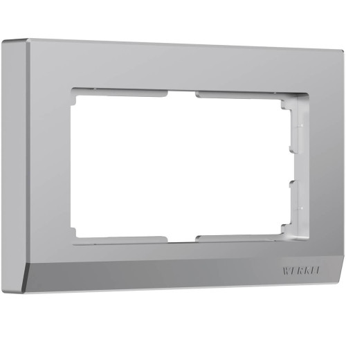 Рамка Werkel Stark для двойной розетки серебряный WL04-Frame-01-DBL 4690389117206 