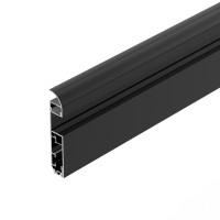  - Профиль PLINTUS-H80-2000 BLACK (Arlight, Алюминий)