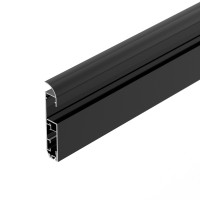  - Профиль PLINTUS-H80-2000 BLACK (Arlight, Алюминий)