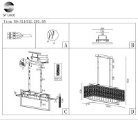  - Подвесная люстра ST Luce Mira SL1632.203.05