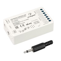  - Аудиоконтроллер ARL-SOUND-RGB/RGBW (12-24V, 4x4A, RF ПДУ 24кн) (Arlight, IP20 Пластик, 3 года)