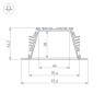 Профиль KLUS-POWER-RW70FS-2000 ANOD (Arlight, Алюминий) - Профиль KLUS-POWER-RW70FS-2000 ANOD (Arlight, Алюминий)