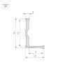 Профиль ALM-BASE-H12-2000 ANOD (Arlight, Алюминий) - Профиль ALM-BASE-H12-2000 ANOD (Arlight, Алюминий)