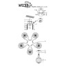 Потолочная люстра Wedo Light Бондено 66556.01.15.05 - Потолочная люстра Wedo Light Бондено 66556.01.15.05